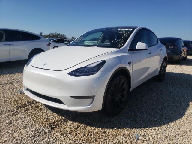 Photo 2 from auction – 2021 TESLA MODEL Y with VIN 5YJYGDEE4MF181069