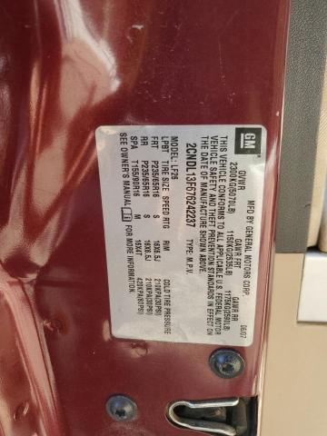 Photo 10 from auction – 2007 CHEVROLET EQUINOX LS with VIN 2CNDL13F676242237