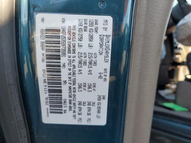 Photo 10 from auction – 2002 DODGE CARAVAN SE with VIN 1B4GP25352B735991