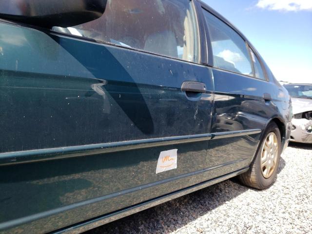 Photo 9 from auction – 2001 HONDA CIVIC LX with VIN 2HGES16581H565359