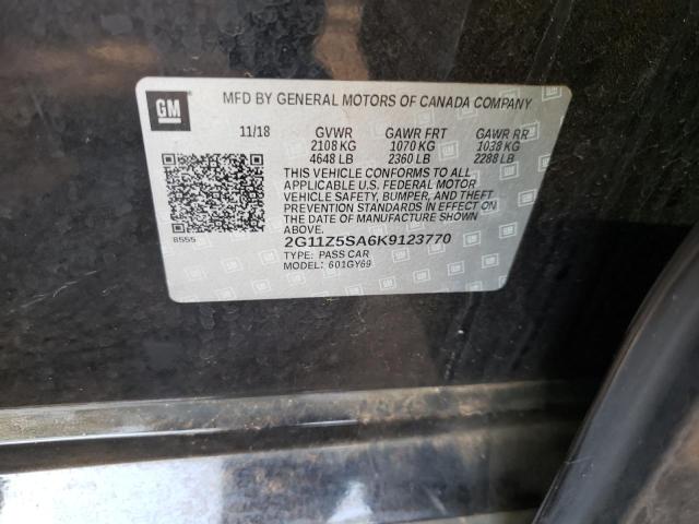 Photo 10 from auction – 2019 CHEVROLET IMPALA LT with VIN 2G11Z5SA6K9123770