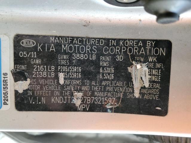 Foto 10 de la subasta – 2011 KIA SOUL + con VIN KNDJT2A27B7321597
