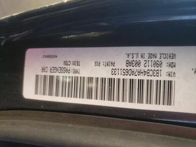 Photo 10 from auction – 2010 DODGE CALIBER SX with VIN 1B3CB4HA7AD651133