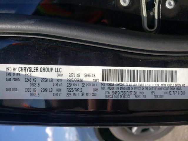 Photo 10 from auction – 2010 DODGE JOURNEY SE with VIN 3D4PG4FB8AT157180