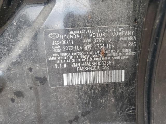 Photo 10 from auction – 2011 HYUNDAI ELANTRA GL with VIN KMHDH4AE6BU083369