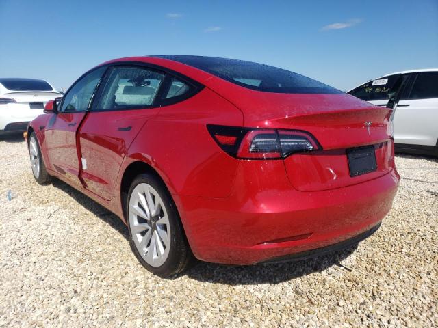 Photo 3 from auction – 2022 TESLA MODEL 3 with VIN 5YJ3E1EB0NF154280