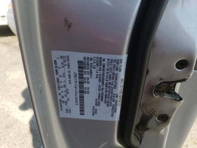 Photo 10 from auction – 2003 MERCURY GRAND MARQ with VIN 2MEFM75WX3X658823