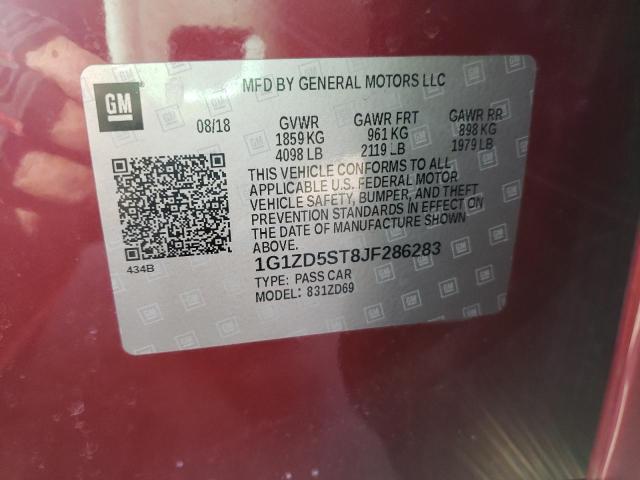 Photo 10 from auction – 2018 CHEVROLET MALIBU LT with VIN 1G1ZD5ST8JF286283