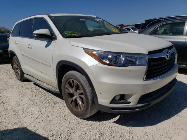 TOYOTA HIGHLANDER 2015 with VIN 5TDKKRFH2FS074353 - Photo from auction