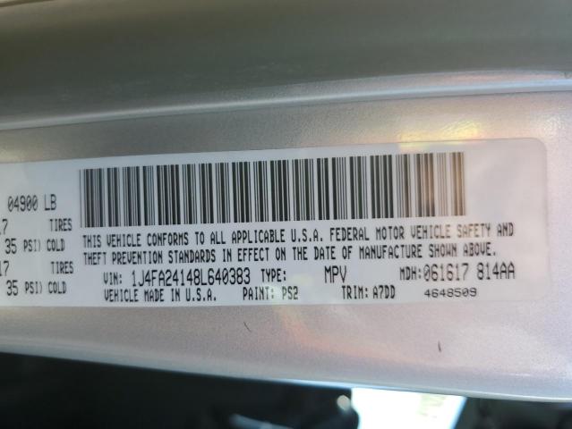 Photo 10 from auction – 2008 JEEP WRANGLER X with VIN 1J4FA24148L640383