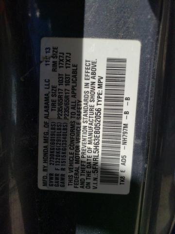 Photo 10 from auction – 2014 HONDA ODYSSEY EX with VIN 5FNRL5H63EB052056