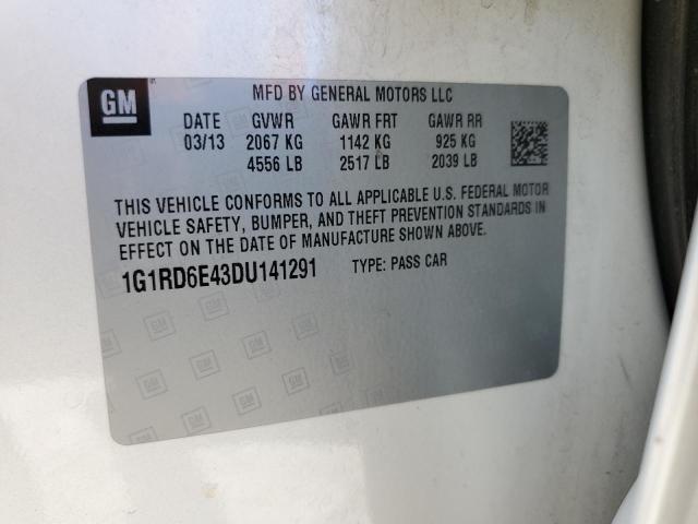 Photo 10 from auction – 2013 CHEVROLET VOLT with VIN 1G1RD6E43DU141291