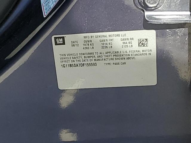 Photo 10 from auction – 2013 CHEVROLET MALIBU LS with VIN 1G11B5SA7DF155593
