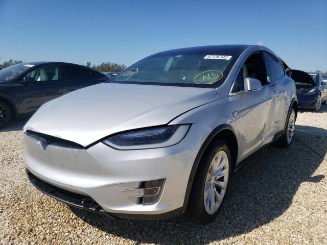 Photo 2 from auction – 2016 TESLA MODEL X with VIN 5YJXCAE29GF005330