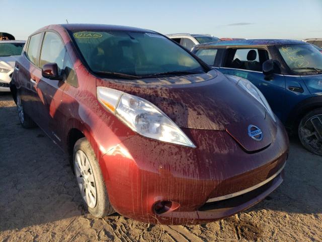 NISSAN LEAF S 2017 with VIN 1N4BZ0CP8HC303261 - Photo from auction