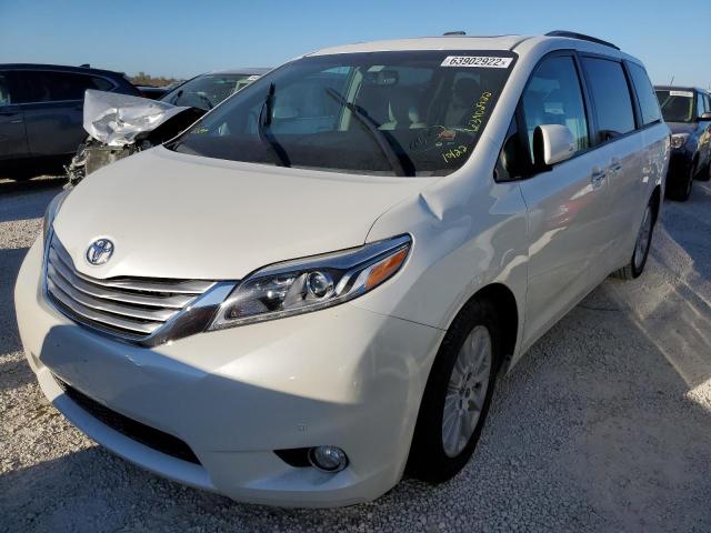Photo 2 from auction – 2015 TOYOTA SIENNA XLE with VIN 5TDYK3DC4FS680302