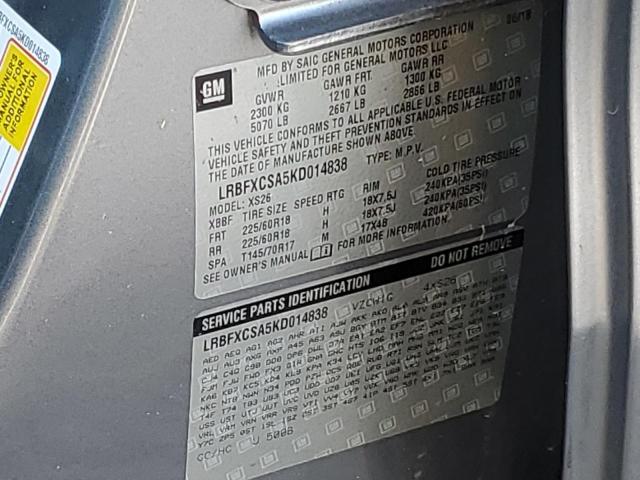 Photo 10 from auction – 2019 BUICK ENVISION E with VIN LRBFXCSA5KD014838