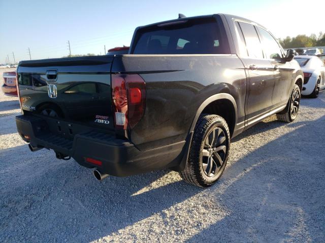 Photo 4 from auction – 2022 HONDA RIDGELINE with VIN 5FPYK3F12NB011919
