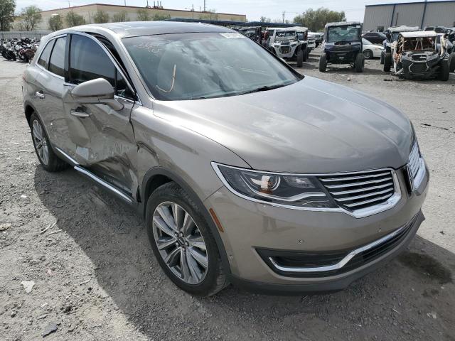 LINCOLN MKX RESERV 2017 with VIN 2LMPJ8LP0HBL13448 - Photo from auction