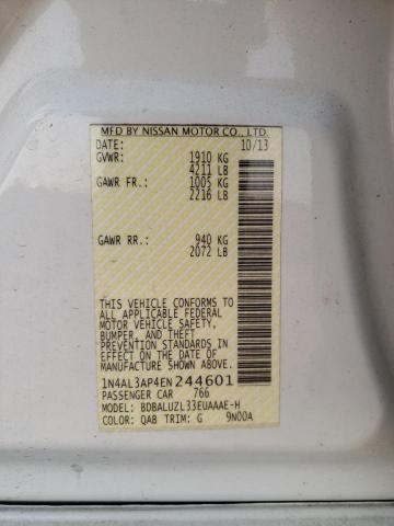 Photo 10 from auction – 2014 NISSAN ALTIMA 2.5 with VIN 1N4AL3AP4EN244601