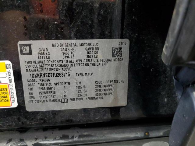 Photo 10 from auction – 2015 GMC ACADIA SLE with VIN 1GKKRNED7FJ263715