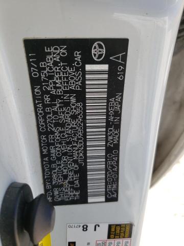 صورة رقم 10 من المزاد - 2011 TOYOTA PRIUS مع VIN JTDKN3DU9B5296358