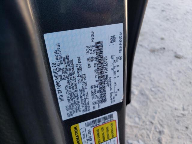 Photo 10 from auction – 2015 FORD FUSION SE with VIN 3FA6P0H71FR165920