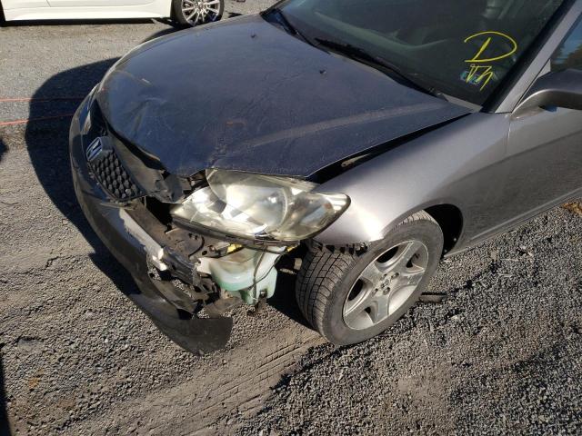 Photo 9 from auction – 2005 HONDA CIVIC EX with VIN 1HGEM22945L068178
