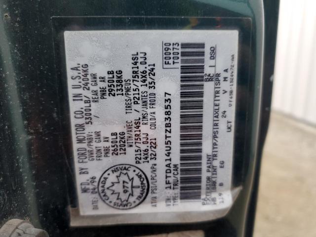 Photo 10 from auction – 1996 FORD AEROSTAR with VIN 1FTDA14U5TZB38537