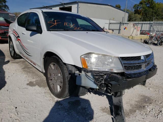 DODGE AVENGER SE 2014 with VIN 1C3CDZAB5EN196635 - Photo from auction
