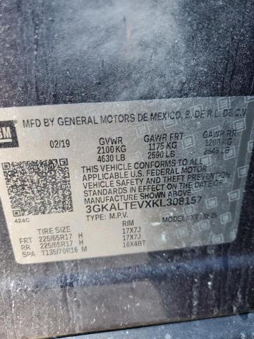 Photo 10 from auction – 2019 GMC TERRAIN SL with VIN 3GKALTEVXKL308157