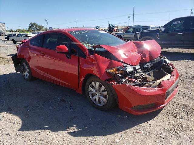 HONDA CIVIC LX 2012 with VIN 2HGFG3B5XCH562277 - Photo from auction