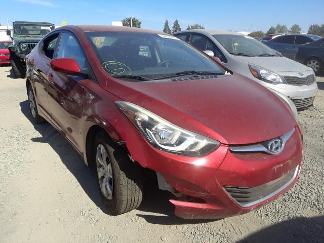 Photo 1 from auction – 2016 HYUNDAI ELANTRA SE with VIN 5NPDH4AE9GH700253