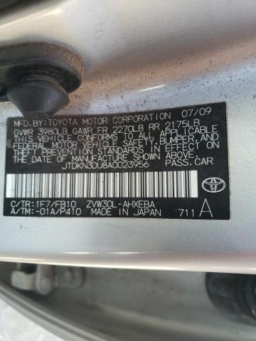 Photo 10 from auction – 2010 TOYOTA PRIUS with VIN JTDKN3DU8A0023956
