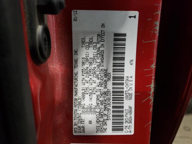 Photo 10 from auction – 2012 TOYOTA TUNDRA DOU with VIN 5TFCY5F18CX013397