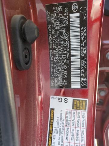 Photo 10 from auction – 2022 TOYOTA COROLLA LE with VIN JTDEPMAE4NJ204465