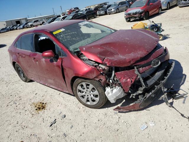 TOYOTA COROLLA LE 2022 with VIN JTDEPMAE4NJ204465 - Photo from auction