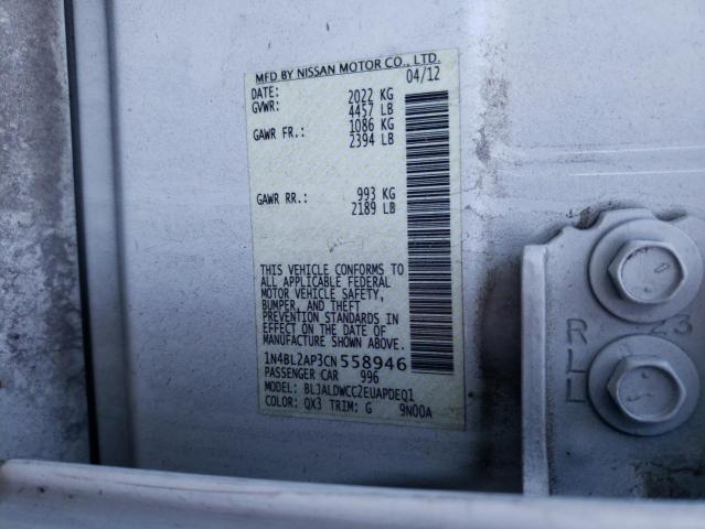 صورة رقم 10 من المزاد - 2012 NISSAN ALTIMA SR مع VIN 1N4BL2AP3CN558946