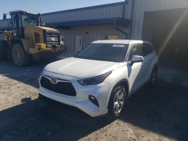 Photo 2 from auction – 2022 TOYOTA HIGHLANDER with VIN 5TDZZRAH9NS103458