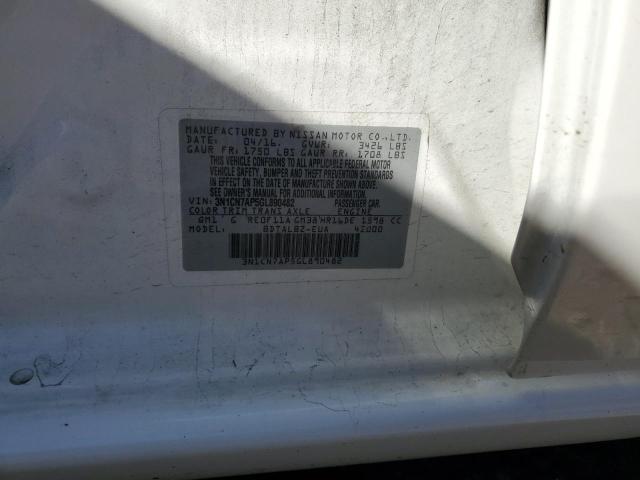 Photo 10 from auction – 2016 NISSAN VERSA S with VIN 3N1CN7AP5GL890482