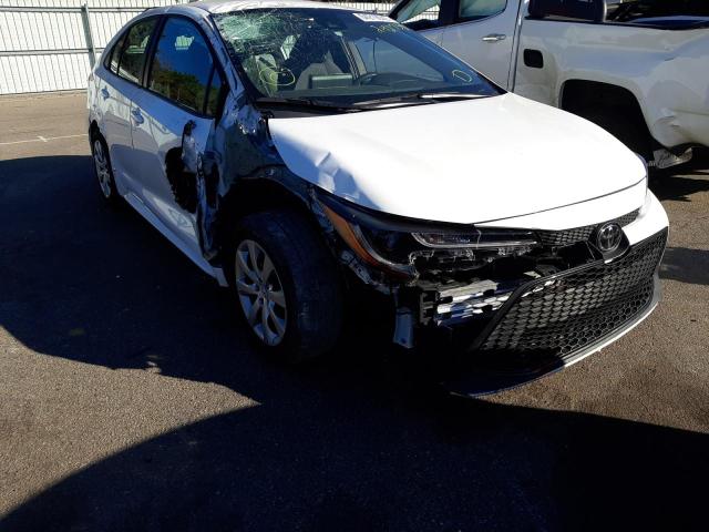 TOYOTA COROLLA LE 2021 with VIN 5YFEPMAE2MP242738 - Photo from auction