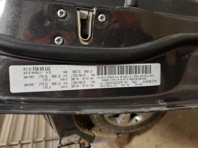 Photo 10 from auction – 2016 RAM 1500 SSV with VIN 1C6RR7XT4GS133775
