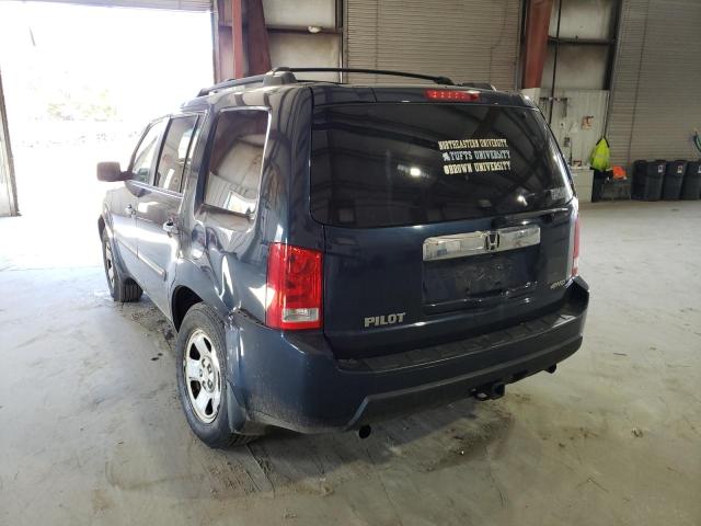 Photo 3 from auction – 2011 HONDA PILOT LX with VIN 5FNYF4H24BB018391