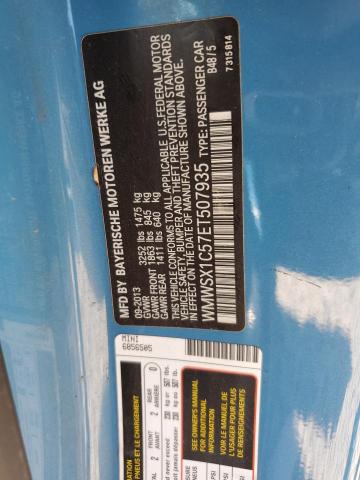 Photo 10 from auction – 2014 MINI COOPER COU with VIN WMWSX1C57ET507935