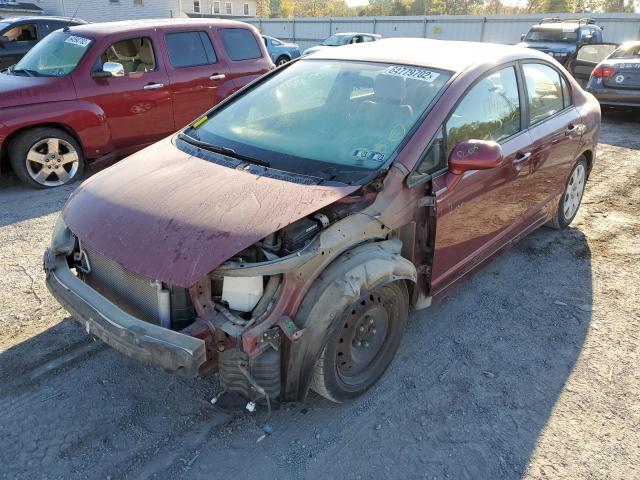 Photo 2 from auction – 2008 HONDA CIVIC LX with VIN 1HGFA16508L059013