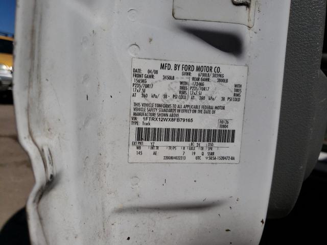 Photo 10 from auction – 2008 FORD F150 with VIN 1FTRX12WX8FB79165