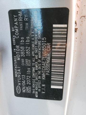 Photo 10 from auction – 2014 HYUNDAI VELOSTER T with VIN KMHTC6AE7EU185015