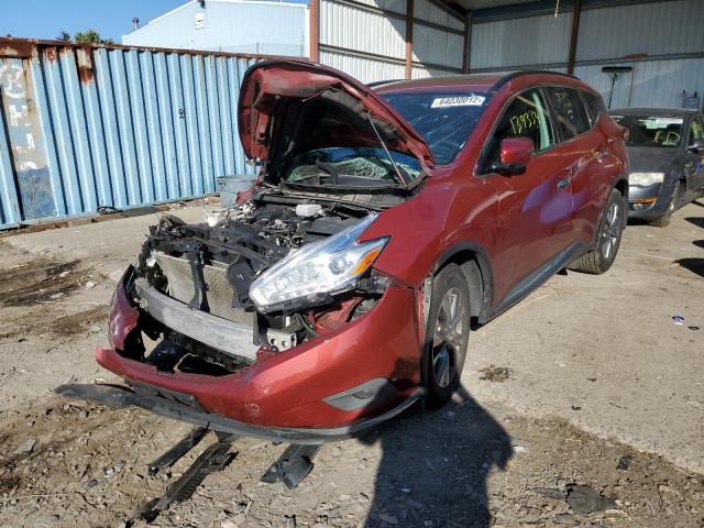 Photo 2 from auction – 2016 NISSAN MURANO S with VIN 5N1AZ2MH2GN130523
