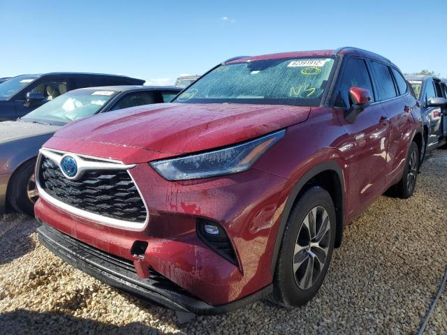 Photo 2 from auction – 2021 TOYOTA HIGHLANDER with VIN 5TDGBRCH4MS048604