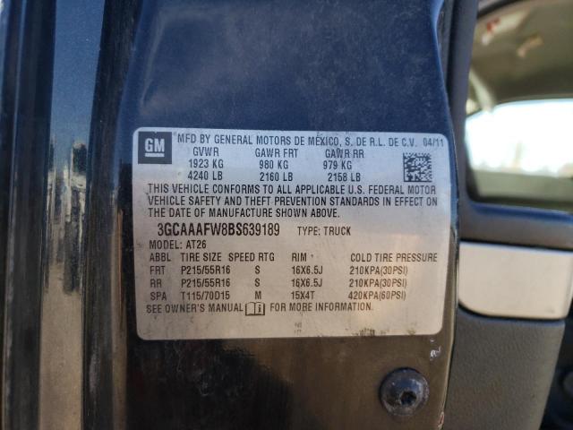 Photo 10 from auction – 2011 CHEVROLET HHR PANEL with VIN 3GCAAAFW8BS639189